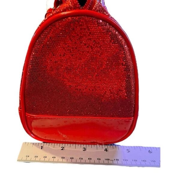 Disney Parks Authentic Minnie Mouse Little Girl’s Purse, Red Sequins/Glitter - Picture 2 of 4